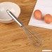 Egg Whisk 10 Inch Stainless Steel Whisk/Egg Frother Milk Cream Beater Tools Kitchen Utensils for Blending Whisking Beating Stirring Durable Good Grip (Silver Grey 10'') - B07F9XZ1HM